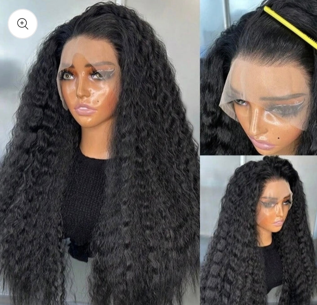 Long Wavy Water Kanekalon Heat Resistant Wig - 30”