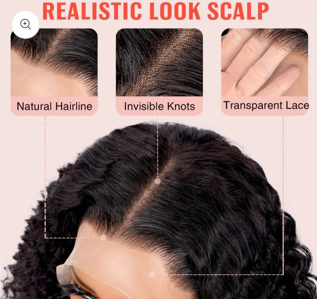 5*5 Glueless Curly Wig